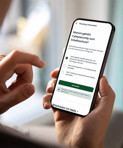 Einmal sensibilisiert. Immer geschützt.